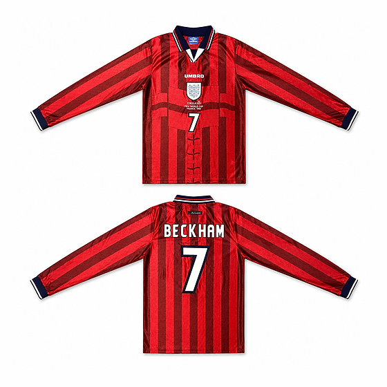 England 1998 Away L/S Jersey | Ultimate 8 UK