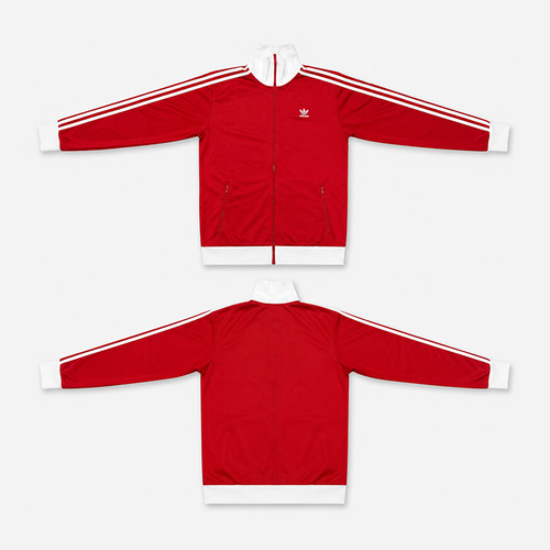 BECKENBAUER Track Top - Classic Red | Ultimate 8 UK