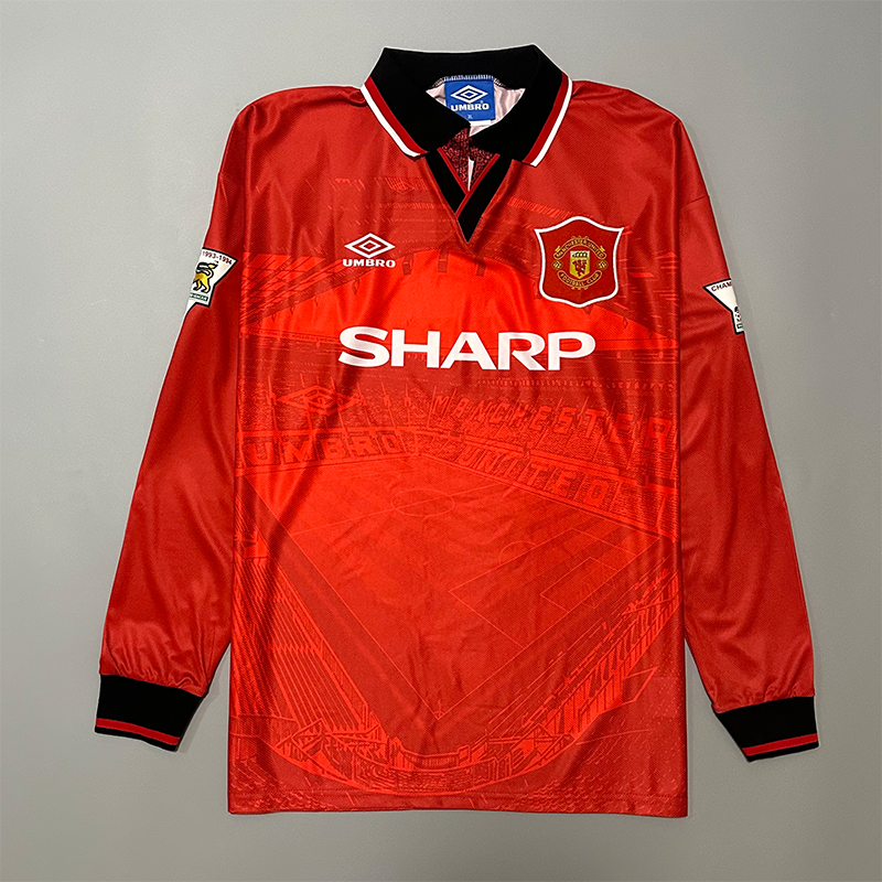 Thumbnail: Man United 1994-96 Home L/S Jersey