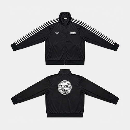 Oasis Tour Jacquard Track Jacket - Black | Ultimate 8 UK