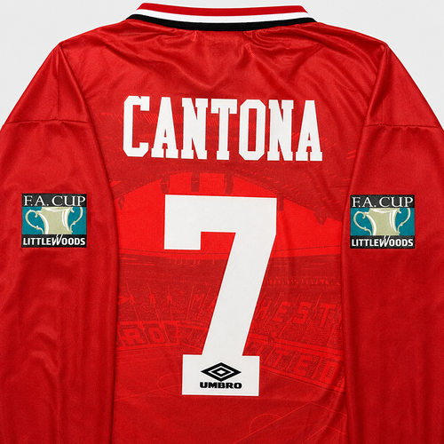Man United 1994-96 Home L/S Jersey | Ultimate 8 UK