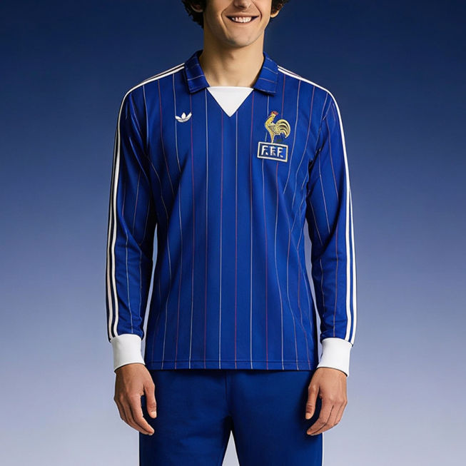 Thumbnail: France 1980-84 Home L/S Jersey