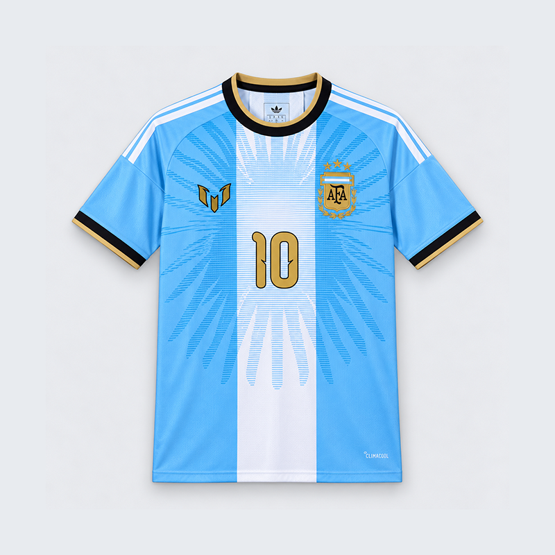 Argentina Messi 2026 Home Jersey #Messi10