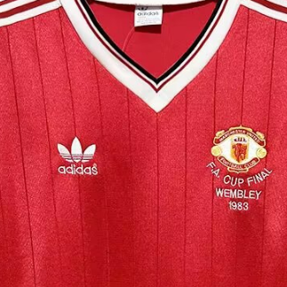 Thumbnail: Man United 1983 FA Cup Final Jersey