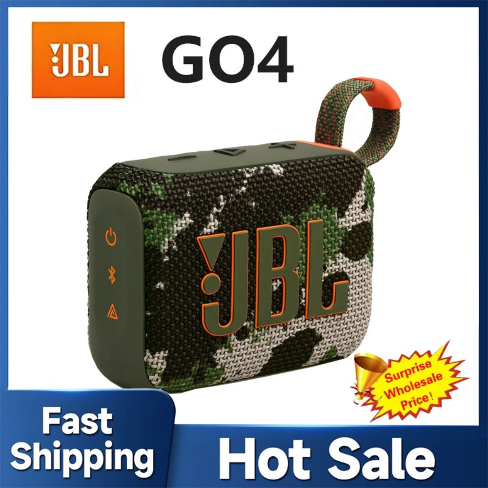 Original JBL GO4 Wireless Bluetooth Speaker Portable Waterproof Speaker Outdoor
