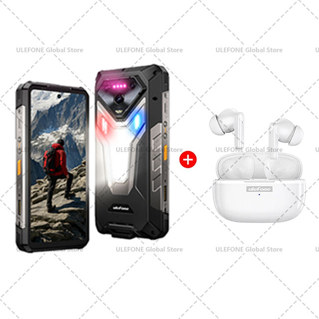 Thumbnail: Ulefone Armor 34+ NFC 5G AI Rugged Phone 25500mAh Up to 32GB+512GB 120Hz Display