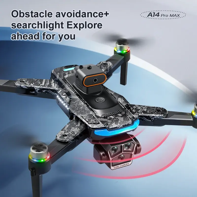 Thumbnail: A14 pro Max Drone 8k HD Dual Camera GPS Brushless Optical Flow Obstacle Avoidanc