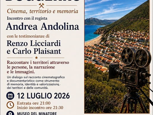 CINEMA TERRITORIO E MEMORIA: Incontro con il regista Andrea Andolina