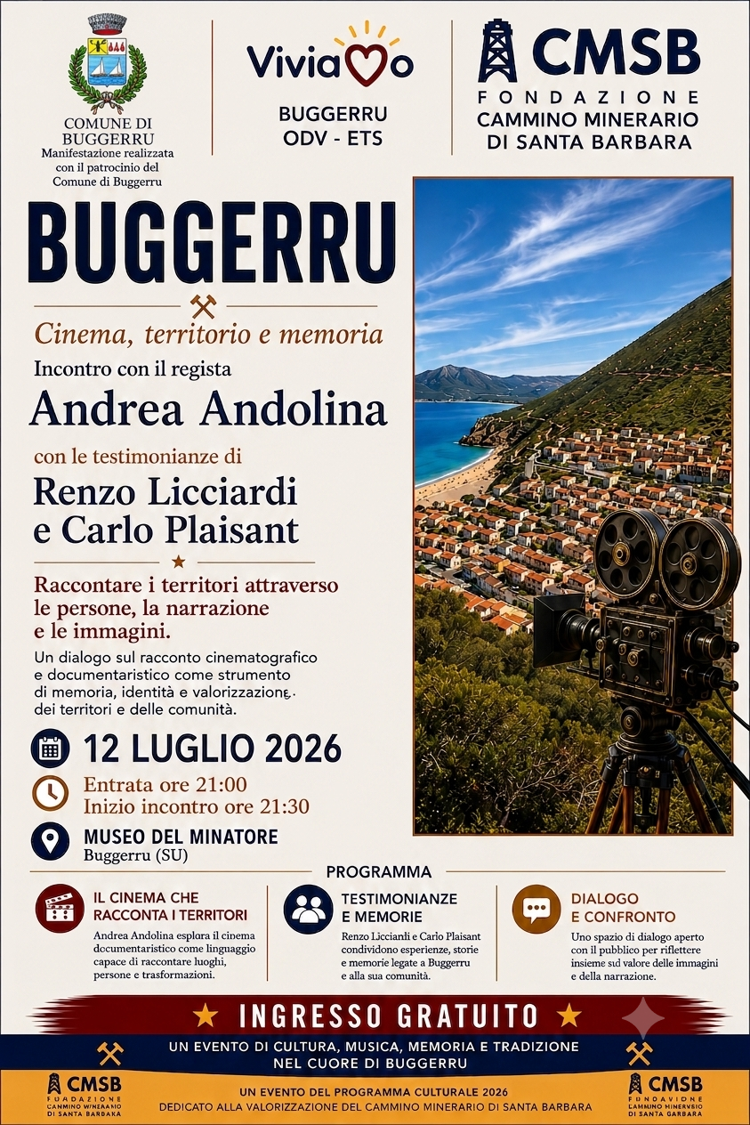 CINEMA TERRITORIO E MEMORIA: Incontro con il regista Andrea Andolina