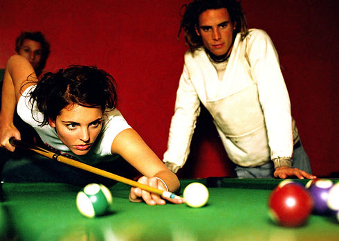 Girl Playing Pool