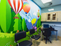 Forest mural side view