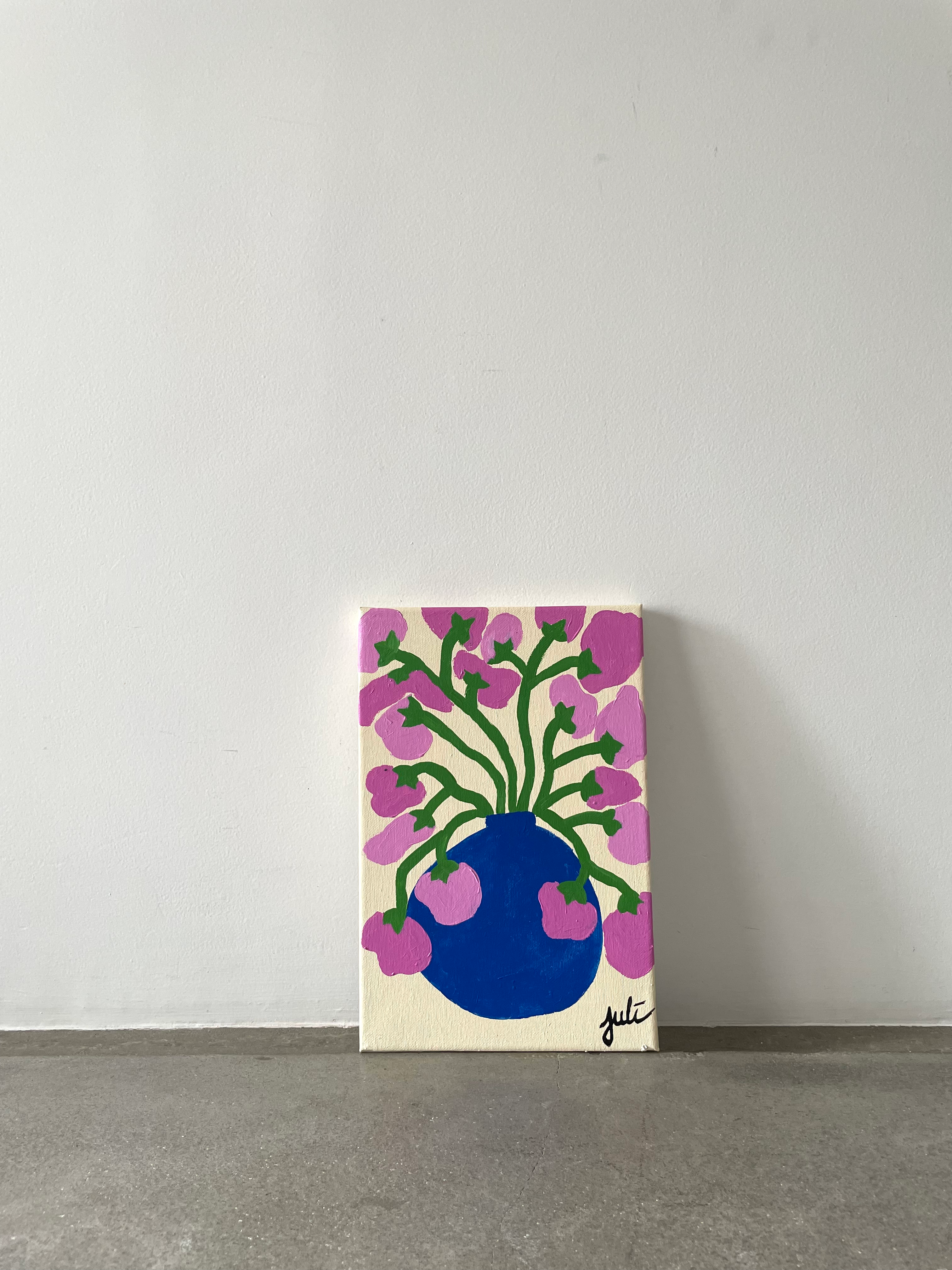 Quadro Vaso de Morangos