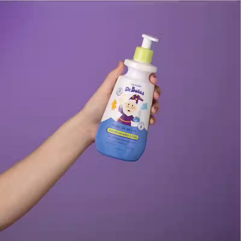 Miniatura: Dr. Botica Poção do Brilho - Condicionador Infantil Cabelos Lisos 1A À 2C 400ml