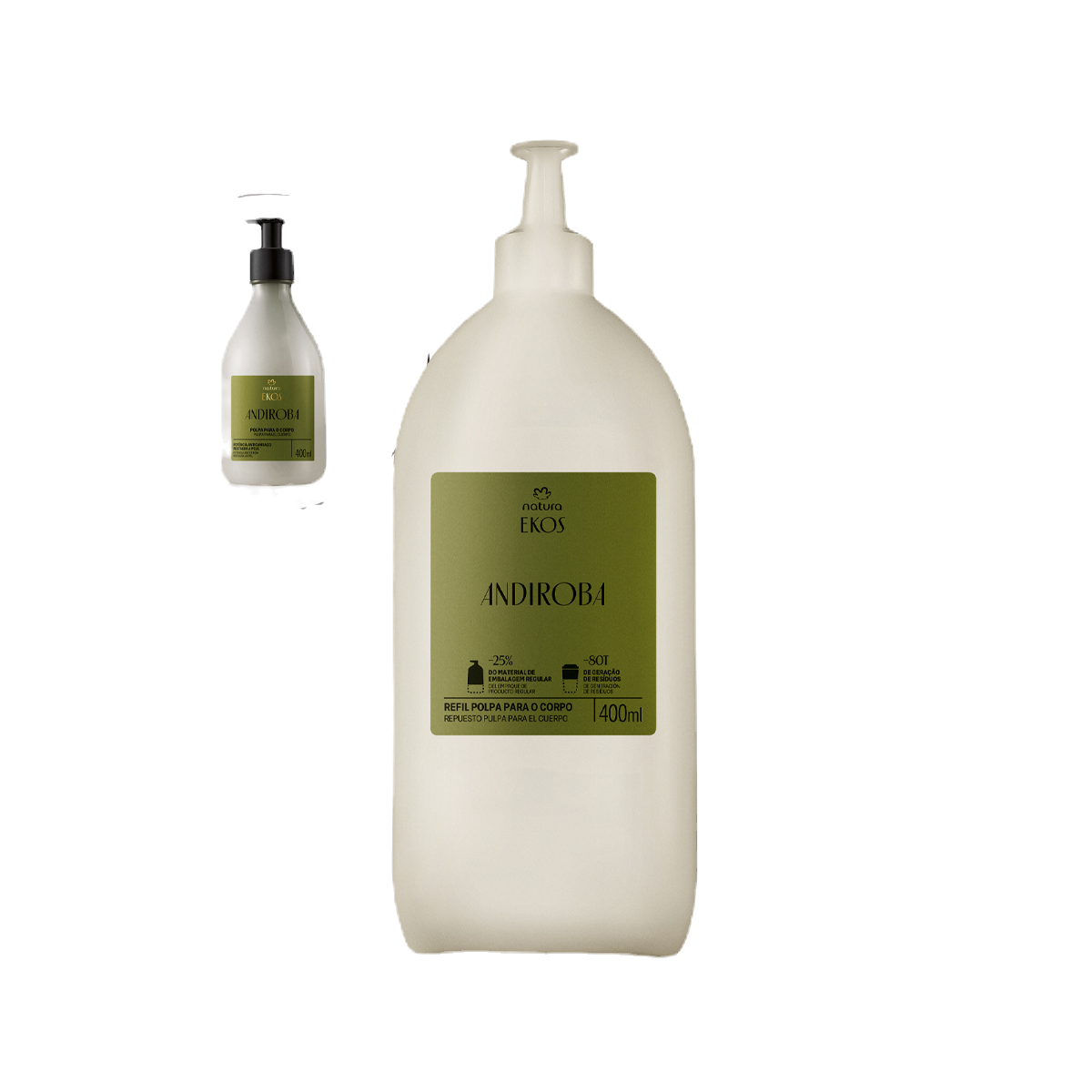 Natura Ekos - Polpa Desodorante Hidratante para o Corpo Andiroba 400ml (Refil)