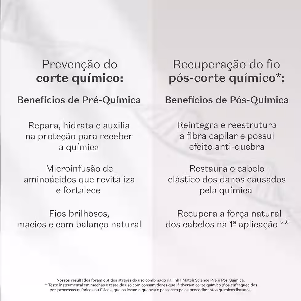 Miniatura: Match Science - Condicionador Pré e Pós-Química 280ml