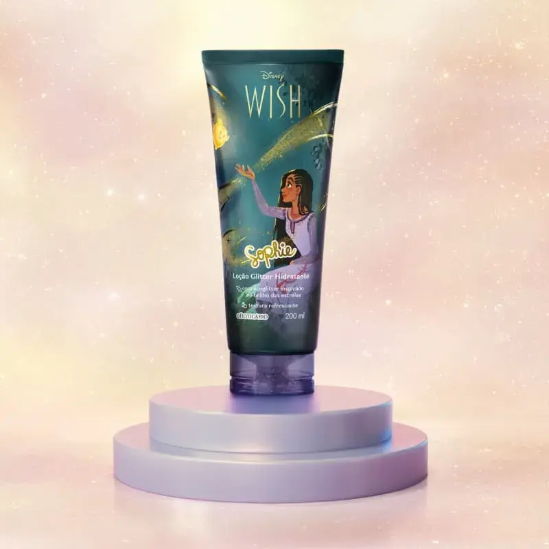 Miniatura: Sophie Disney Wish - Loção Glitter Hidratante Corporal 200ml