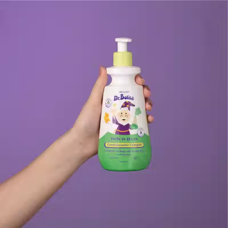 Miniatura: Dr. Botica Poção do Brilho - Condicionador Infantil Cabelos Crespos 4 ABC 400ml