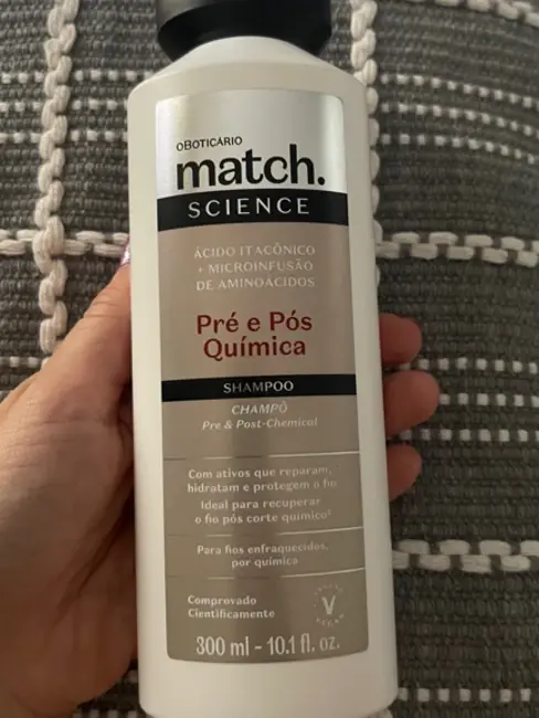Miniatura: Match Science - Shampoo Pré e Pós-Química 300ml