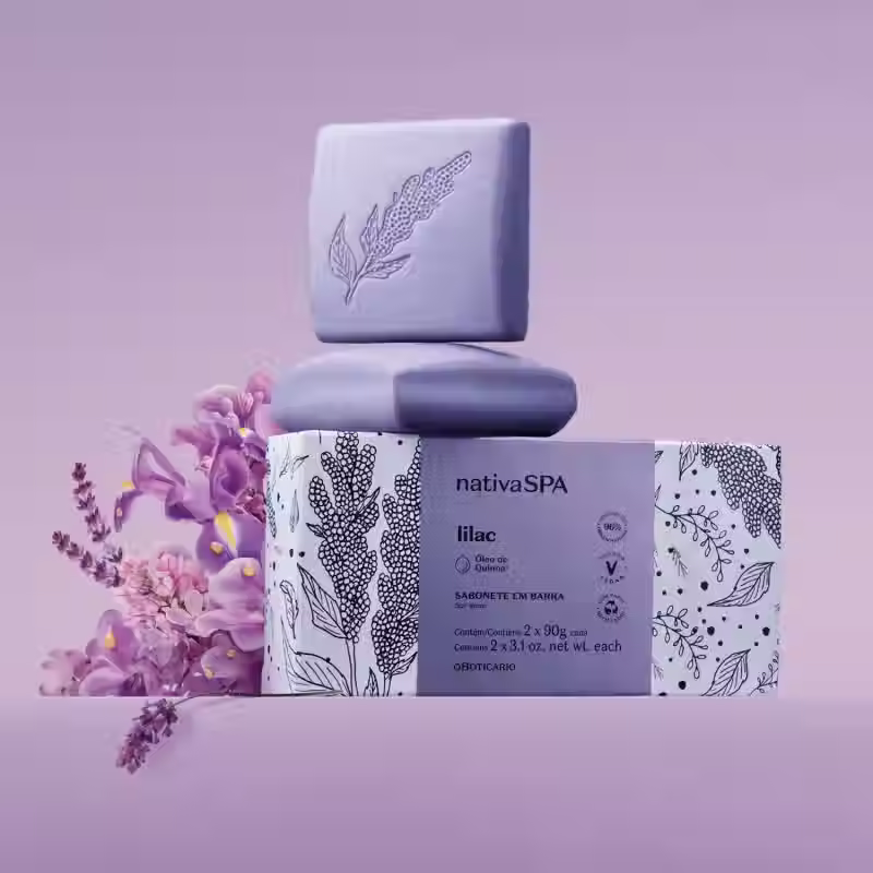 Miniatura: Nativa Spa Lilac - Sabonete em Barra 2x90gr