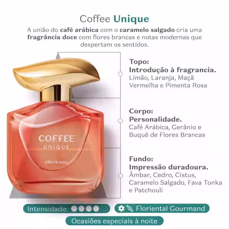 Miniatura: Coffee Woman Unique - Desodorante Colônia 100ml
