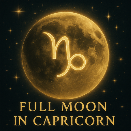 🌕🐐 FULL MOON IN CAPRICORN | 07/10/2025 🐐🌕