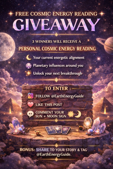 🔮 FREE COSMIC ENERGY READING GIVEAWAY 🔮