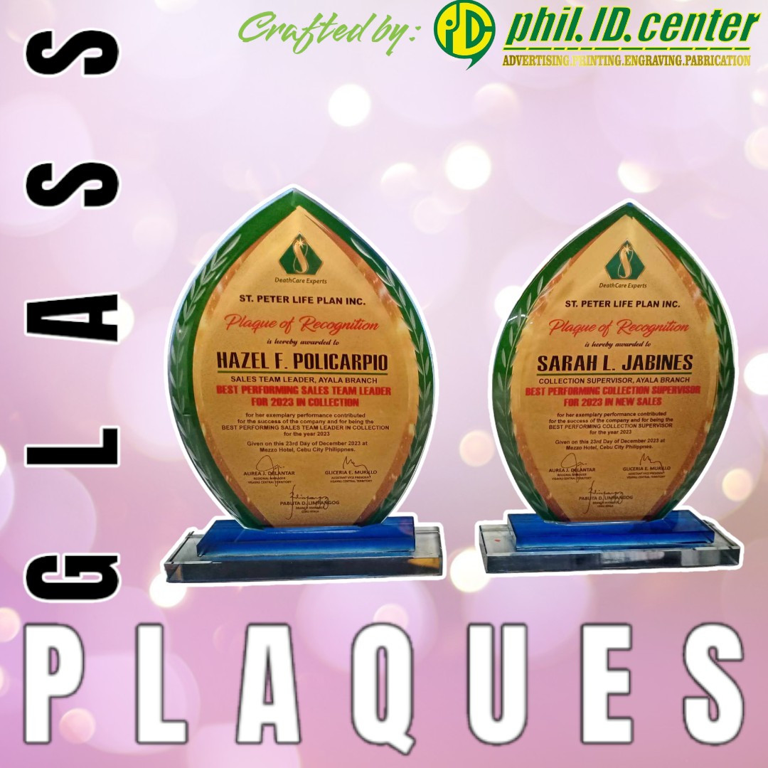 Glass Plaques