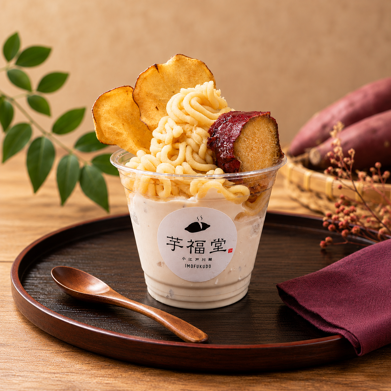 焼き芋全部のせソフト