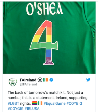 IRLANDA USARÁ NÚMEROS CON LOS COLORES DEL ARCOÍRIS EN APOYO AL LGBT