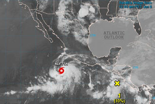 ALETTA, PRIMERA TORMENTA TROPICAL DE LA TEMPORADA