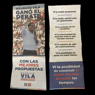 Antes de tiempo Mauricio Vila se anticipa y difunde que ganó el debate, para confundir a los yucatec