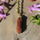 Thumbnail: Goldstone Charm with Gold necklace