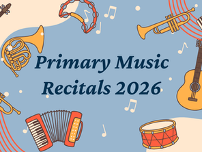 Primary Music Recitals 2026