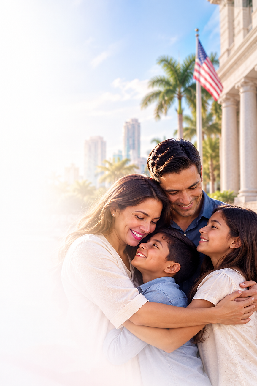 Alt Text semántico:
Peticiones familiares para obtener la Green Card en Estados Unidos mediante el patrocinio de familiares elegibles por ciudadanos estadounidenses o residentes permanentes legales.