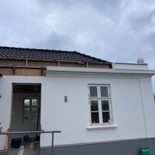Fiberbeton gesimser og bygningsdele