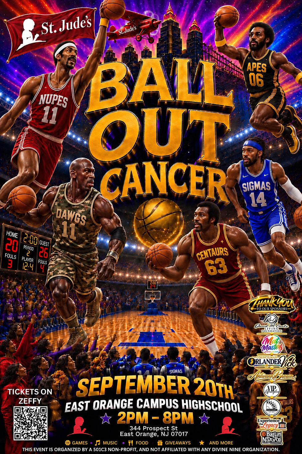 Ball Out Cancer: Charity St Jude’s Basketball Tournament