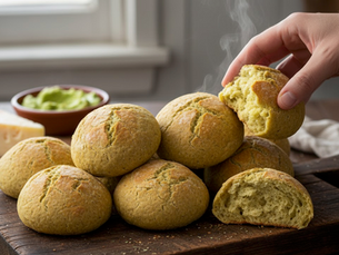 Pancitos rápidos con harina de arvejas: receta fácil para el desayuno
