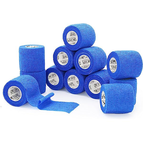 サムネイル： OKTAPE-1229 伸縮自着テープ 12巻入 5cm*4.5m