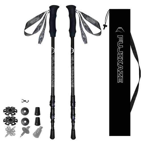 FUJIKAZE 3Kカーボン製 トレッキングポール BANF-ultralight