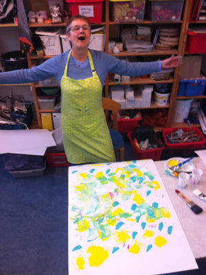 Workshop van Mirjam Peters resultaten deelnemers Experimenteren en smeren Mirjam Peters