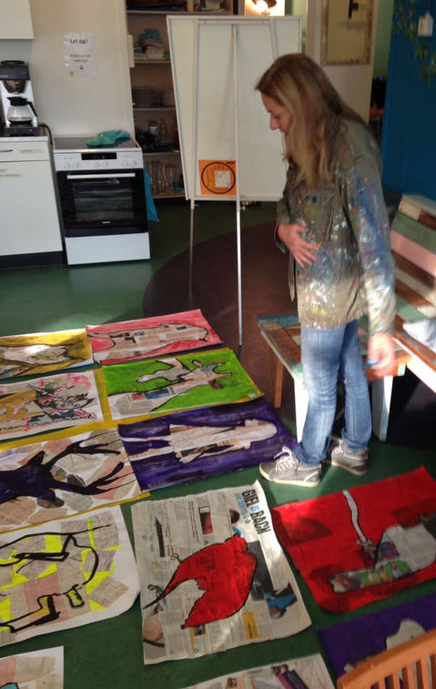 Workshop van Mirjam Peters resultaten deelnemers Experimenteren en smeren Mirjam Peters
