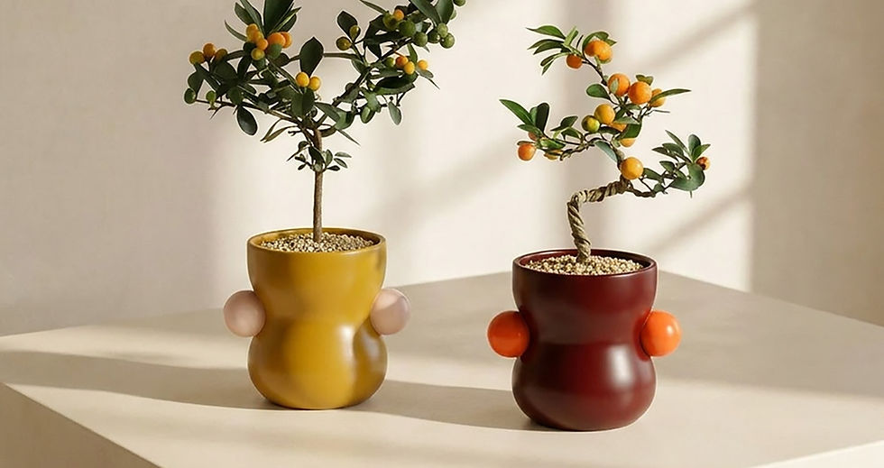 Rumi Editorial with plant