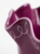 Ruffled Top close-up