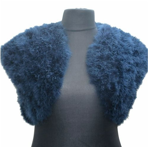 Thumbnail: Real Feather Fur Bolero