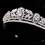 Thumbnail: CUBIC ZIRCONIA COLLECTION - STARLET GLAM TIARA - AHB87