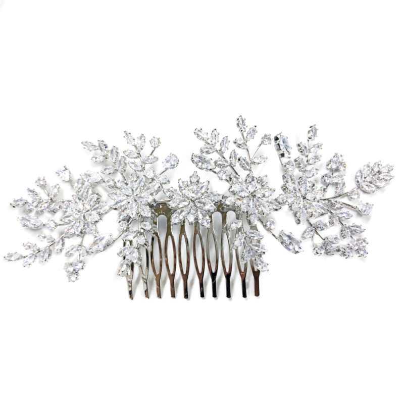 CUBIC ZIRCONIA COLLECTION - BEDAZZLE CRYSTAL HEADPIECE - AHB83