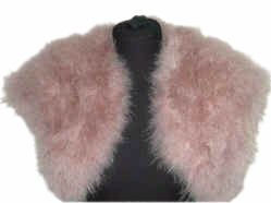Thumbnail: Real Feather Fur Bolero