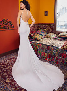 LP2337 - Prairie- La Perle

DRESS FEATURES

Soft Satin
Sheath Silhouette
Jewel Neckline
Backless
Illusional Slit
Tassel and Button Details
Cascading Train
 

DETAILS

Available in Sizes 0-30

Lined Bodice

Tacked in Bra Cups

 

COLORS

Ivory

Exclusive Stockists of Calla Blanche Bridal - Northern Ireland Bridal Shop