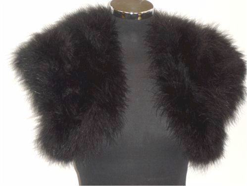 Thumbnail: Real Feather Fur Bolero