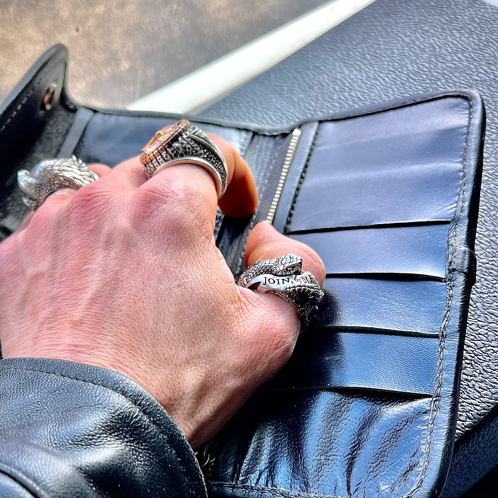 Thumbnail: Metal Urgency - The Revolutionist Ring in Silver
